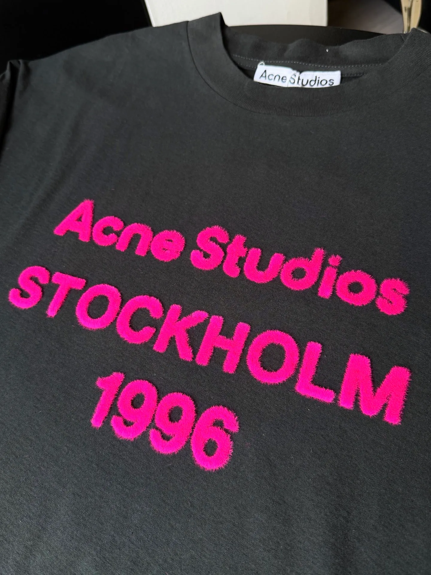 （ ） ACNE 26New Arrival T : G 32s 85% +15% 100% logo Color Change 100% Same Style ：Black White Size：S M L XL